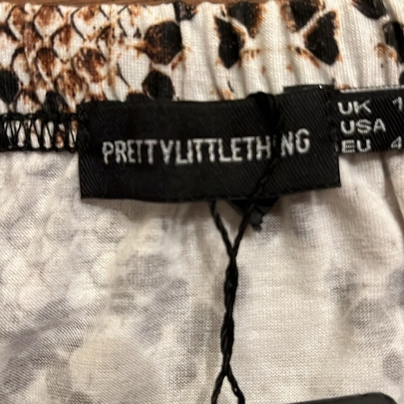 Pretty Little Thing Snake Print Mini Skirt - Picture 2 of 4